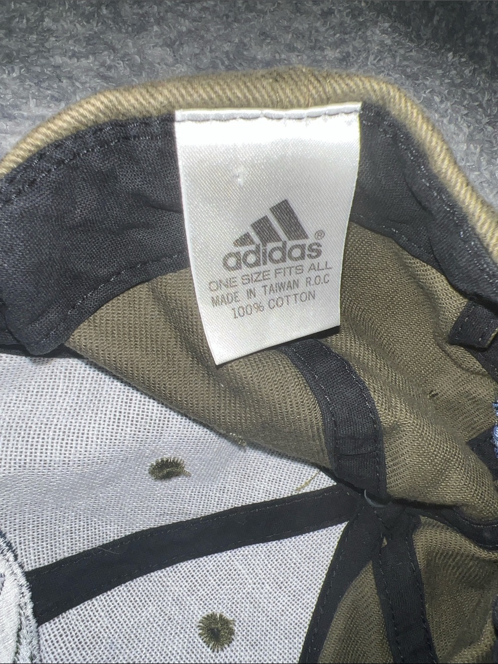 adidas 3-Pack Men’s Baseball Caps - Black, Olive, Purple - Picture 15 of 15